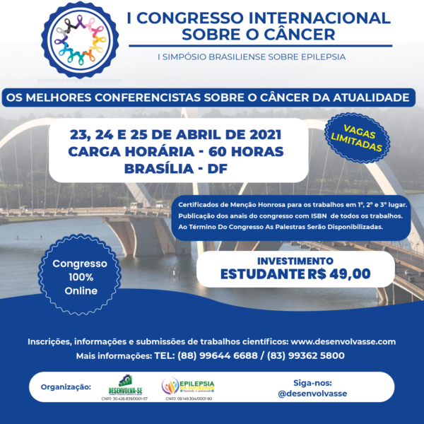 I CONGRESSO INTERNACIONAL SOBRE O CÂNCER