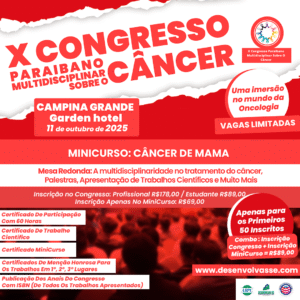 X Congresso Paraibano Multidisciplinar Sobre O Câncer