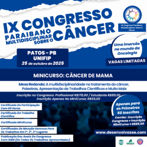 IX CONGRESSO PARAIBANO MULTIDISCIPLINAR SOBRE O CÂNCER