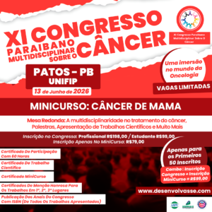 XI CONGRESSO PARAIBANO MULTIDISCIPLINAR SOBRE O CÂNCER