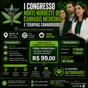 I CONGRESSO NORTE NORDESTE DE CANNABIS MEDICINAL E TERAPIAS CANABIDIOIDES